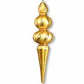 Queens Of Christmas 48 in. Oversized Shatterproof Finial Ornament, Copper ORN-OVS-48-CO